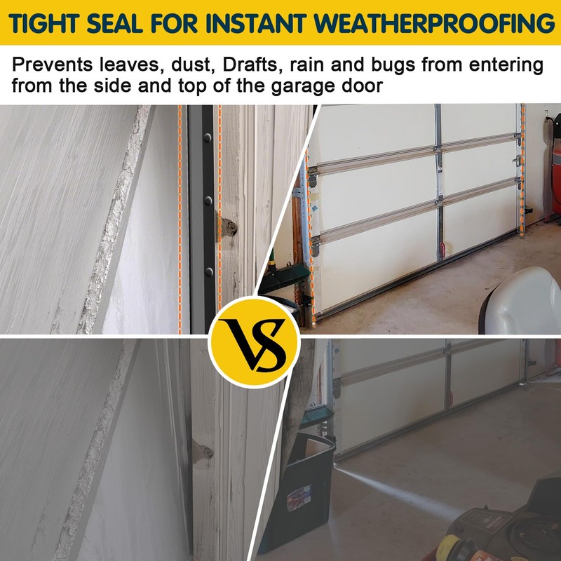 Garage Door Seal Top and Sides - 36 FT TPE