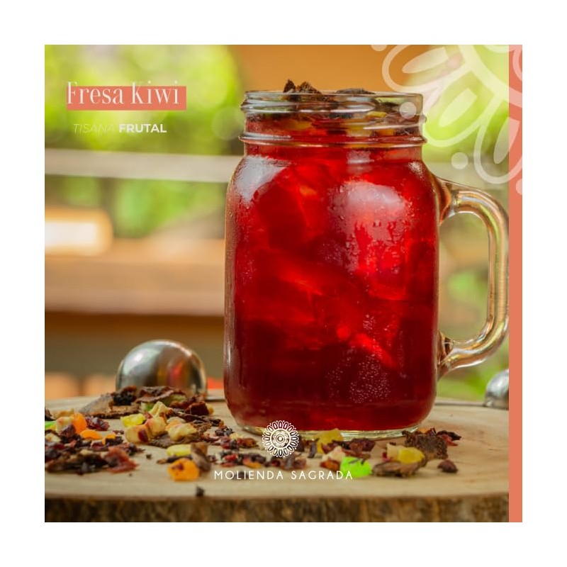 Tisana Fresa Kiwi 200 g Molienda Sagrada / Infusión Artesanal