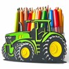 KAJAWIS Schreibtisch Organizer 3D Traktor - Stifteetui für Kinder -