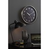 [DL] Wall Clock Arrow Batons Iron Silver