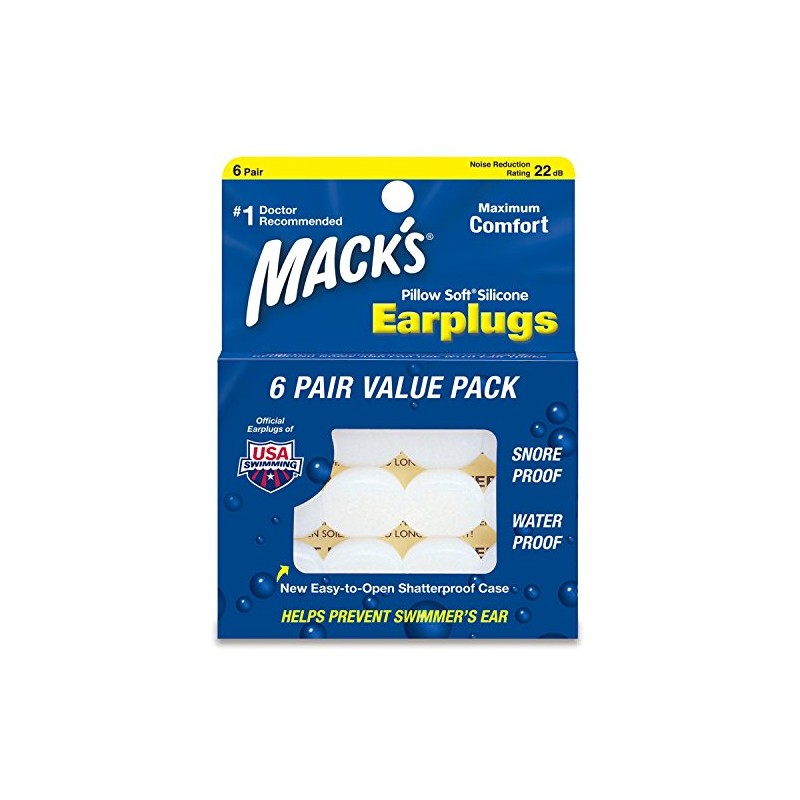Mack's Pillow Soft Ear Plugs for Adults