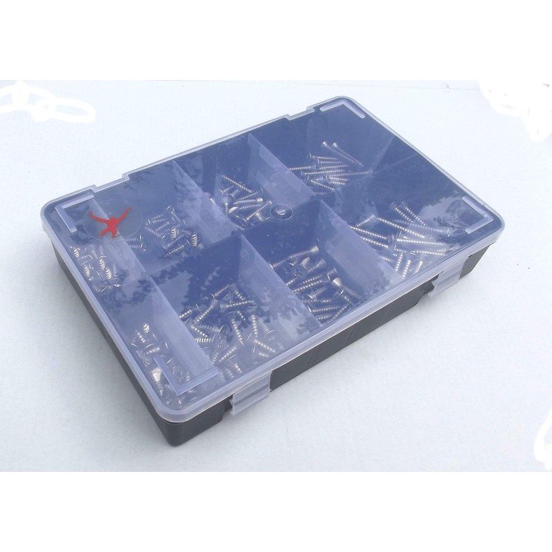 200 Assorted Countersunk Pozi Self Tapping Screws | No.8 and