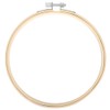 12Pcs Bamboo Embroidery Hoops Adjustable Cross Stitch Frame Circle Sewing