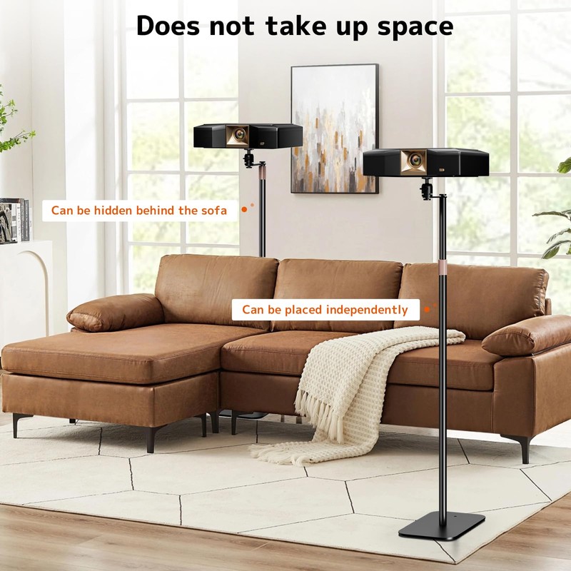 PUTORSEN Universal Projector Stand – Height Adjustable & 360° Rotatable