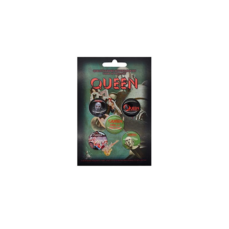 Button Set Queen News of the World