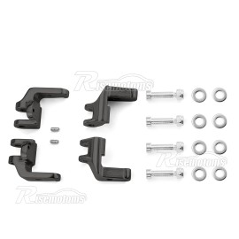 RI Black Driver Floor Board Relocation Brackets For Harley Road Glide Electra Glide
