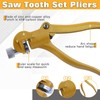 TICFOX Handsäge Set Zange, Sägeschränkzange Schränkzange, Zinklegierung und Kupferlegierung Säge