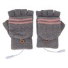 Heated Mitten Gloves Double Sided Heating Promote Blood Circulation USB