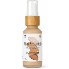CEIBA Skin Smoothie Base-Corrector, Base de Maquillaje Hidratante Ligera y Construible con Niacinamida, Ácido Hialurónico y Escualano, Acabado Natural Satinado, Vegana, 30 g, Tono 2.0 Medio Neutro