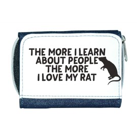 The More I Learn About People The More I Love My Rat Person Animal Lover Pets Stylish Ladies Purse
