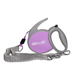 MDXONE Kids Snowboard Ski harness Trainer with retractable leash and Absorb bungees and removable seat harness (Lavender)