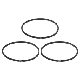 sourcing map 3 Pcs 3L270 Classic Wrapped Rubber V-Belt, 27"(686mm) Outside Circumference, 3L Profile V Belt 3/8" Width 7/32" Height