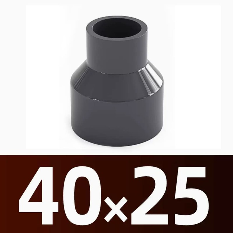 HATOOLHA PVC Reducer Connectors Industrial Grade Thick PVC Pipe Fitting