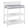 Pemberly Row Universal Traditional Wood Changing Table in White