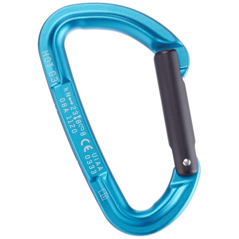 SALEWA Unisex - Adult Hot G3 Straight Carabiner, Blue, Normal