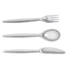Harfield Copolyester Silver Cutlery Set 20cm (x4 Sets) Reusable Virtually