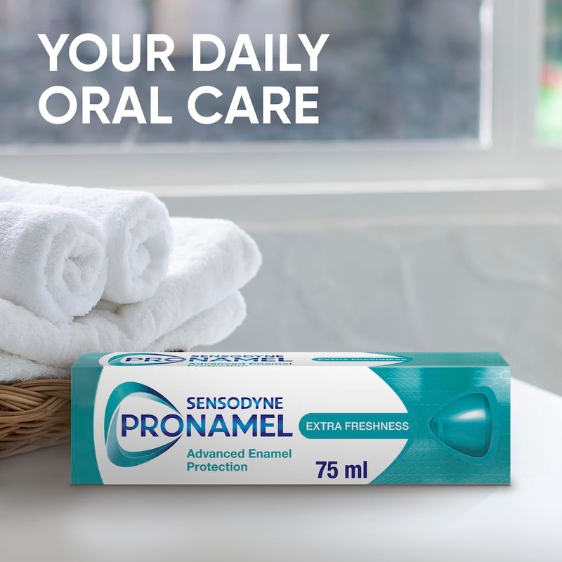 Sensodyne Pronamel Toothpaste, Enamel Care, Extra Freshness, 75 ml