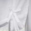 No. 918 Noah Heathered Texture Rod Pocket Window Tie-up Shade,