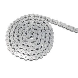 KOVPT 5FT #35 Stainless Steel Roller Chain with 1 Connecting Link for Go Carts Mini Bikes