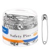 A+DAY Large Safety Pins 2.2 Inch (56mm), Size 4, 80-Count,