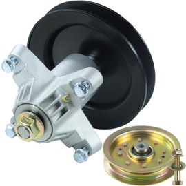 POSEAGLE 918-0624B Spindle Assembly with 756-04129b Idler Pulley Replaces 618-0624, 918-0624, 918-0624A, 618-0659, 753-08171 for MTD RZT 42 RD-1750 LT-542G LT-542H ZT-4200 LT1040 LT1042 Tractors