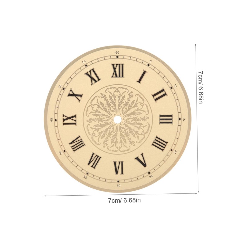 Tofficu 3pcs DIY Clock Dial Replacement for Wall Clock Sturdy