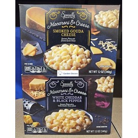 Specially Selected Macaroni & Cheese Smoke Gouda Chesse and White Cheddar & Black Pepper 12oz 340g (Two Boxes)