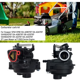 LIZAPUS LIZAPUS Carburetor Assembly Compatible with Snapper SP65 SP80 12A-A2BE707 12A-A2A1707 12AVB2A2707 12A-A2BE707 12B-A23Z707 12AVB2A2707 12V-A2Z707 12A-A23Z707 21' Lawn Mower w/ 7.25EX Series Engine