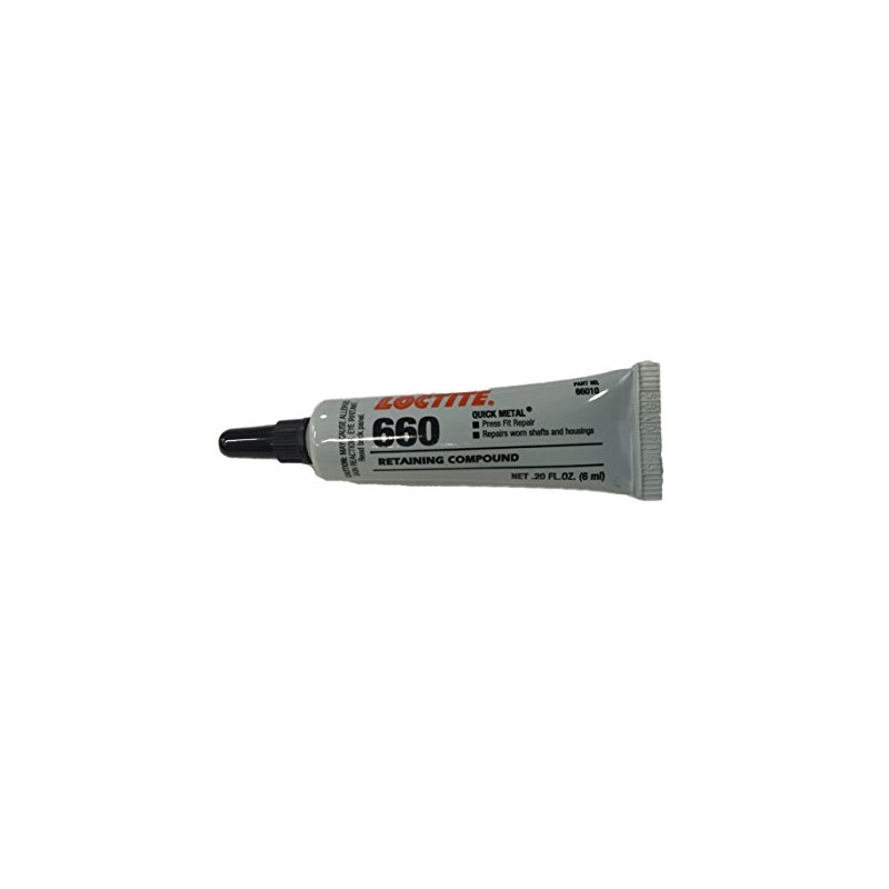 66010 Loctite Retaining Compound, QuickMetal(R), 6mLTube, Silver