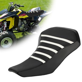 BIUGERCN Motorcycle Seat Cover Universal ATV Seat Cushion Cover Quad Seat Cushion Cover Universal for LTZ400 LTZ 400 Quadsport Z400 White