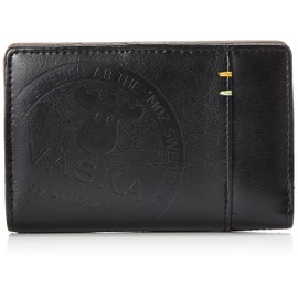 Mozu VS-0132 VASKA VS-0132 Callion L-Shaped Zipper, Women's, Men's, Compact, Thin, Synthetic Leather, PU Leather, Card Storage, Coin Purse, VASKA by Veska, Calion, L-Shaped Zipper, Bi-Fold Wallet,