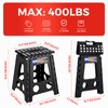 ACKO Folding Step Stool Foldable 16 Inch 400 lbs Capacity,