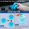 Fitosy Car Interior Duster Detail Brush Cleaning Gel Kit, Soft