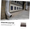 Operitacx Aluminum Alloy Elbow Drain Adapter Downspout Converter for Drainage