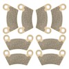 Sintered Front Rear Brake Pads for Polaris Ranger 800, Ranger
