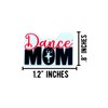 Dance Mom Silicone Focal Bead | 12 Pack 1.2X.8” Bulk