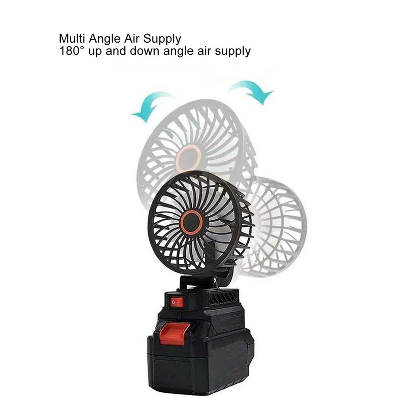 Camping Fan 4 Inch Multifunctional Lithium Battery Operated Portable Outdoor