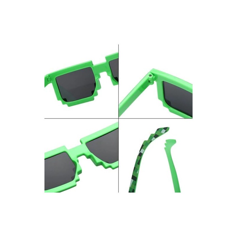 Purasudo Party Sunglasses, Mosaic Sunglasses, Glasses, Lens Included, Black, Dot