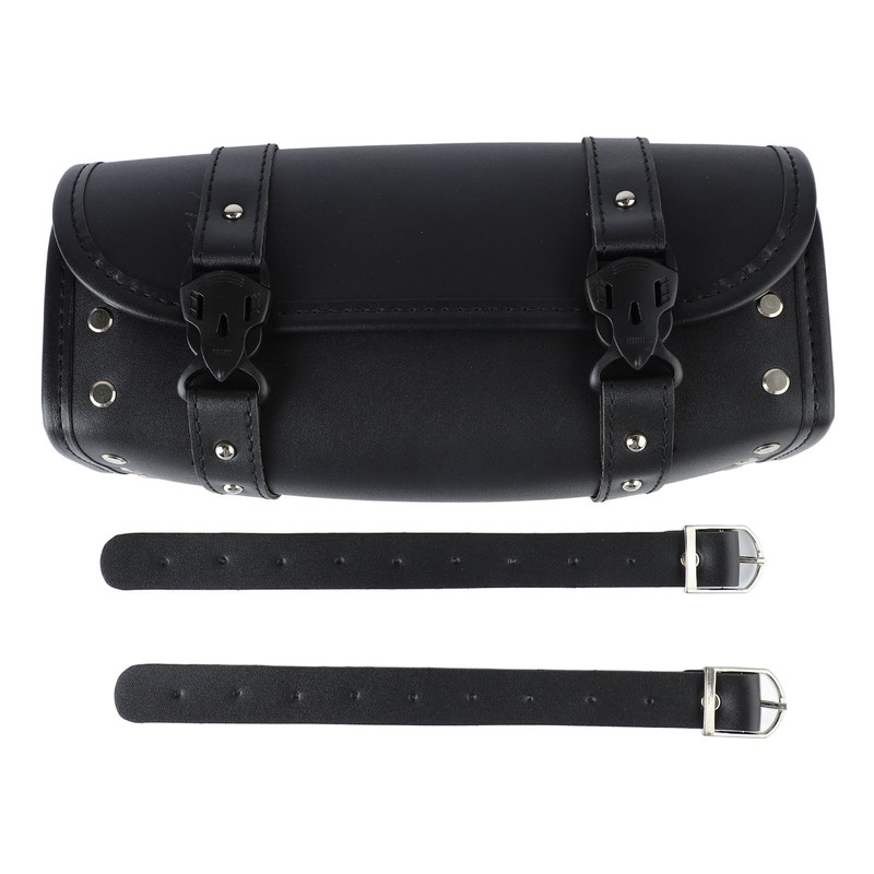 Motorbike Roll Saddlebags 2 Strap Buckle Closure Waterproof 2 Strap