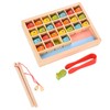 Wooden Magnetic Fishing Game Safe Letters Cognition Preschool Gift for