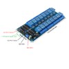 Diitao 12V 16 Channel Relay Module Board Optocoupler LED LM2576