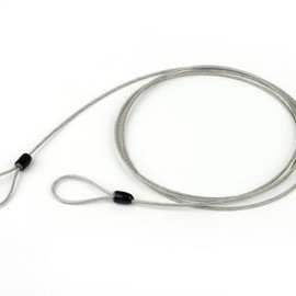2m Steel Security Cable for Locks - Anti-Theft Connection Wire Fixed Cable 2ea