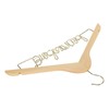 Wedding Hanger Anti Slip Wooden Clothes Hanger Iron Clothing Hanger
