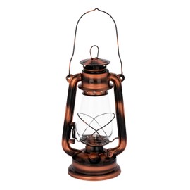 NKlaus Storm Lantern Petroleum Lamp Iron Bronze 31 x 14 cm Feuerhand Maritime Decoration 15004