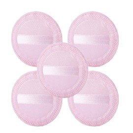 Zopseet 5 Pcs Makeup Powder Puff Washable Cotton Powder Puff Round Powder Puff for Loose Powder Mineral Powder Body Powder Powder Foundation