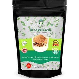Polvo de cáscara de nuez para fórmula exfoliante, 50 g Sin sílice ni aditivos artificiales Para exfoliante natural casero Mascarilla exfoliante facial que exfolia la piel suavemente