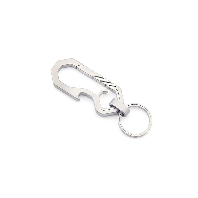 FEGVE Titanium Keychain Key Holder Quick Release Keychain Buckle Bottle