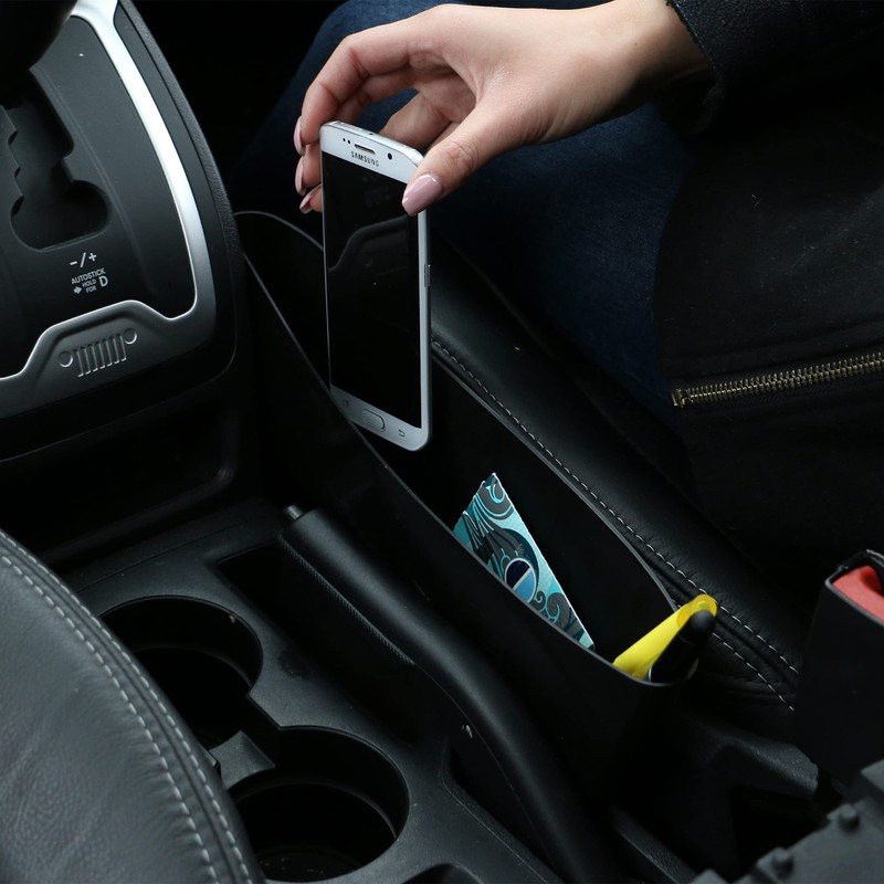 Armor All 2-In-1 Universal Car Seat Organizer, Avoid Driving Distractions,
