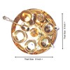 NOBILITY Premium Brass Pooja Thali Set 8 Inch, Decorative Puja