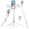 Selfie Stick Tripod with Fill Light, Phone Selfie Stick,Durable Stainless